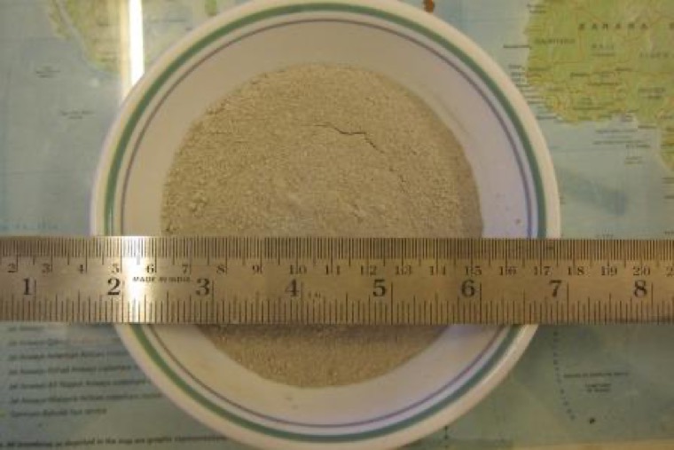 Slagex AGI active tundish covering compound sample